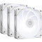 Комплект вентиляторів ID-COOLING TF-12025-Pro SW Trio White 3-Pack