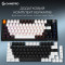 Клавиатура беспроводная GAMEPRO Asgard Valhalla MK160W Pro QLAB Orange Switch Black