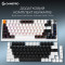 Клавиатура беспроводная GAMEPRO Asgard Valhalla MK160W Pro QLAB Orange Switch White