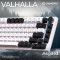 Клавиатура беспроводная GAMEPRO Asgard Valhalla MK160W Pro QLAB Orange Switch White