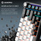 Клавиатура беспроводная GAMEPRO Asgard Valhalla MK210B PRO QLAB Orange Switch Black