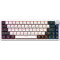 Клавіатура бездротова GAMEPRO Asgard Valhalla MK210B PRO QLAB Orange Switch White