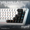 Клавіатура бездротова GAMEPRO Asgard Valhalla MK210B PRO QLAB Orange Switch White