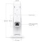 Терминал контроля доступа с функцией распознавания лиц UBIQUITI UniFi G3 Reader Pro White