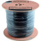 Коаксиальный кабель с питанием и тросом FINMARK F690BVMcu-2x0.75power 305м Black