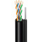Кабель сетевой для наружной прокладки с тросом FINMARK FTP Cat.5e 4x2x0.51 CU Black 305м (279681)