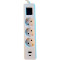 Сетевой фильтр 2E 2E-SP315M3USBWH White, 3 розетки, 1xUSB-C, 1xUSB, 3м