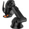 Автотримач з бездротовою зарядкою HOCO HW34 Blue Whale 3-axis Linkage Wireless Fast Charging Car Holder Center Console Black