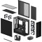Корпус ARCTIC Xtender VG Mirror Black