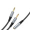 Кабель HOCO UPA21 2-in-1 3.5 Headset Audio Adapter Cable Female to Dual Male mini-jack 3.5mm (F) - 2xmini-jack 3.5mm (M) Gray
