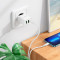 Зарядное устройство BOROFONE BA70A Quick 1xUSB-C, 2xUSB-A, PD20W, QC3.0 18W White w/Type-C to Lightning cable