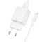 Зарядное устройство BOROFONE BAS71A Source 1xUSB-A, 2.1A White w/Lightning cable