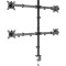 Крепление настольное для 4-х мониторов GEMBIRD MA-D4-01 17"-32" Black