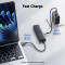 Порт-реплікатор UGREEN CM512 6-in-1 USB-C to HDMI + 2xUSB 3.2 + USB-C 3.2 + RJ45 + PD Gray (45000)