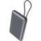 Повербанк з бездротовою зарядкою PROOVE Moon Rock 2 in 1 22.5W 10000mAh Gray