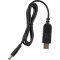 Кабель живлення USB to DC 2E USB to DC 5.5*2.5mm 12V 1м Black (2E-CCAD12-BK)