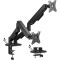 Крепление настольное для 2-х мониторов OFFICEPRO MA512B 17"-32" Black
