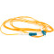 Оптический патч-корд VOLTRONIC LC/UPC-LC/UPC, SM, Simplex, 3м, Orange