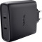 Зарядний пристрій TRUST Maxo 100W 2xUSB-C GaN Charger Black w/Type-C cable (25527)