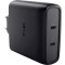 Зарядний пристрій TRUST Maxo 100W 2xUSB-C GaN Charger Black w/Type-C cable (25527)