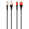 Кабель WUW X140 USB-A to Type-C 2.4A 1м Black