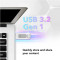 Флешка 32GB LEXAR JumpDrive V100 USB 3.2 Gray (LJDV100-32GABGY)