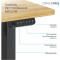 Компьютерный стол с электрорегулировкой высоты OFFICEPRO ODE1470LWW Light Wood/White