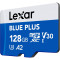 Карта пам'яті LEXAR microSDXC Blue Plus 128GB UHS-I U3 V30 A2 (LMSBLPL128G-BNANG)