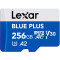 Карта пам'яті LEXAR microSDXC Blue Plus 256GB UHS-I U3 V30 A2 (LMSBLPL256G-BNANG)
