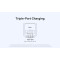 Сетевой фильтр BASEUS EnerFill FA11 6-in-1 Charging Station 67W Black, 3 розетки, 2xUSB-C, 1xUSB, 1.5м