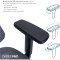 Кресло офисное OFFICEPRO Atlas OC630 Black/Dark Gray