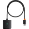 HDMI світч 1 to 2 BASEUS AirJoy Series 2-in-1 Bidirectional HDMI Switch with 1m Cable Cluster Black (B01331105111-01)