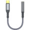 Адаптер COLORWAY USB-C to 3.5mm 0.14м Gray (CW-AD-CJ)