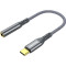 Адаптер COLORWAY USB-C to 3.5mm 0.14м Gray (CW-AD-CJ)