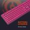 Клавіатура бездротова CANYON Fortnax GKW-2 Pink (CND-SKBW2)