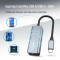 Мережевий адаптер COLORWAY USB-C/A 3.0 to RJ-45 Gigabit Ethernet