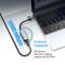 Мережевий адаптер COLORWAY USB-C/A 3.0 to RJ-45 Gigabit Ethernet