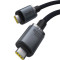 Кабель BASEUS Crystal Shine USB3.2 Full-Featured Fast Charging Data Cable USB-C to USB-C 100W 1.5м Black (P10318204111-00)