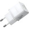 Зарядний пристрій BASEUS Palm Fast Charger C+U 20W EU White w/Type-C cable (P10111608213-01)