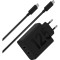 Зарядний пристрій MOTOROLA TurboPower 125W Duo Wall Charger Black w/Type-C cable (PG38C06632)