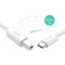Кабель UGREEN US241 USB-C to USB 2.0 Printer Cable 1.5м White (40417)