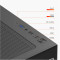 Корпус PCCOOLER C3 T700 ARGB Black (C3-T700BKD401-GL)