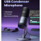 Микрофон для стриминга/подкастов UGREEN CM769 USB Desktop Microphone (35629)