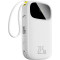 Повербанк BASEUS EnerFill FC31 QPow3 Digital Display with 2 Built-in Cables 22.5W 20000mAh Moon White (P10082107213-00)