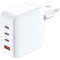 Зарядний пристрій D-LINK DCF-141 3xUCB-C, 1xUCB-A, 140W GaN Charger White