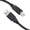 Кабель COLORWAY USB 2.0 AM to BM 3м Black (CW-CBUB073-BK)