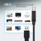 Кабель COLORWAY USB 2.0 AM to BM 3м Black (CW-CBUB073-BK)