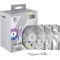 Комплект вентиляторов MSI MAG F120 ARGB White 3-Pack