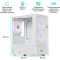 Корпус QUBE Geon ARGB White (GEON_GWNU3)