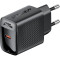 Зарядное устройство ACEFAST A102 Fast Charge Wall Charger GaN PD30W (1xUSB-C) Black